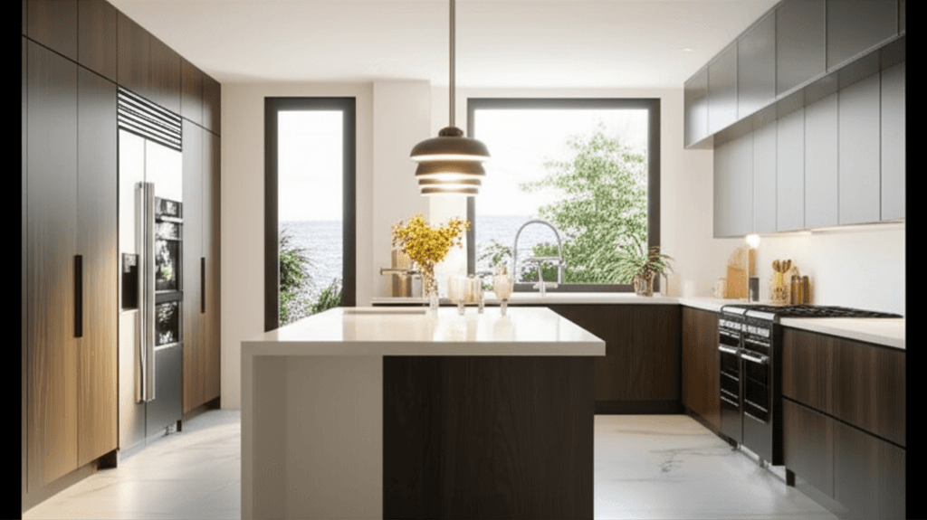 Modern kitchen remodeling project by Pro Remodeling LLC in Seattle
